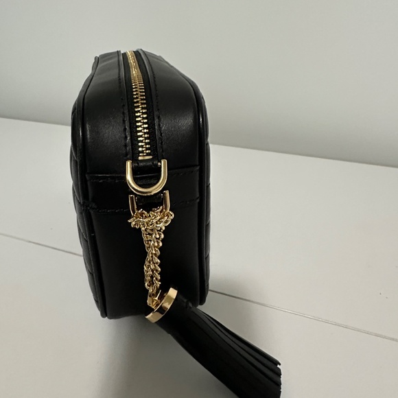 MICHAEL MICHAEL KORS Jet Set Medium Quilted Leather Crossbody Bag, Black - Picture 13 of 16